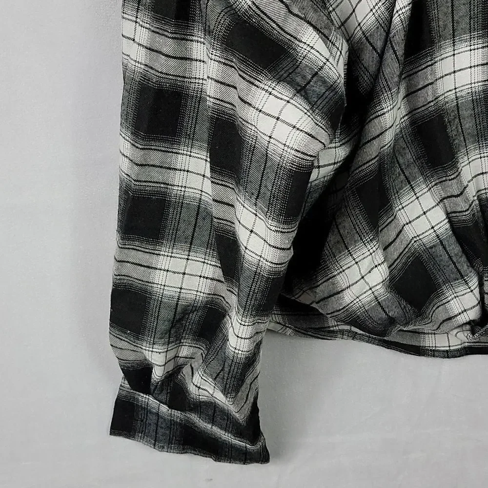 🖤5/$20🖤  SHEIN.. oversized plaid flannel top.. - Picture 6 of 12
